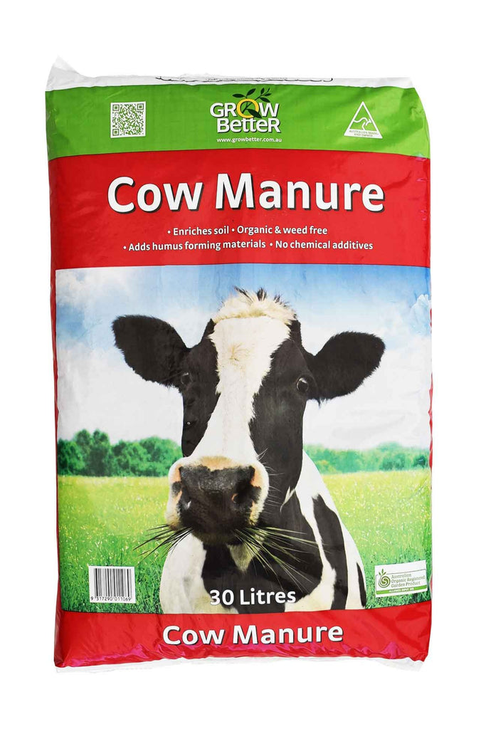 A Bag Of Grow Better Cow Manure 30 Litres